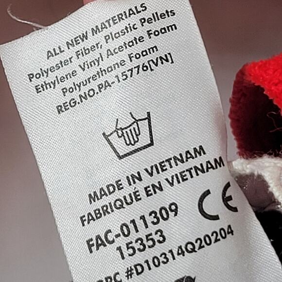 Lot of 2 Disney Store Minnie Mouse Plush Doll 14" Authentic Red Dress Polka Dots - Picture 10 of 16